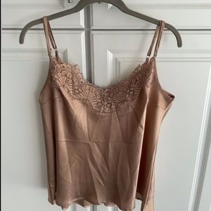 Rose Gold Satin Tank US12 M/L